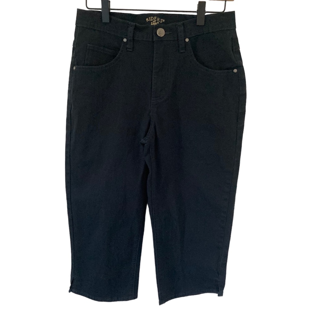 Riders by Lee Black Capris Size 8 Medium